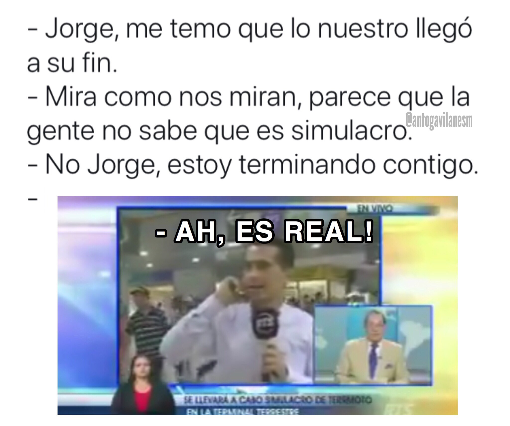 On Twitter Que Sad Jorge