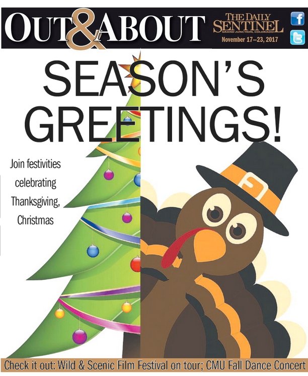 gj_outandabout's tweet photo. Out &amp; About: It's time to give thanks and dive into the holiday spirit! Turkey Trot, Downtown Holiday Tree Lighting, and more. #gjco #gjsentinel #HolidaysAreComing https://t.co/9UeMAF3iz9 https://t.co/cmRP7PbIWZ