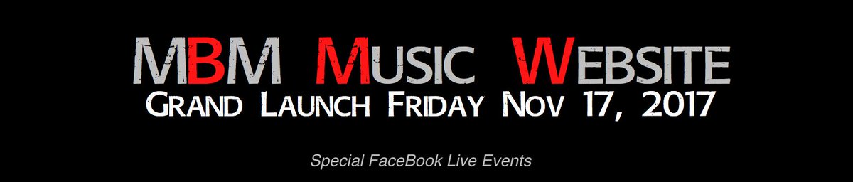 MBMMUSICLLC's tweet photo. @MBMMUSICLLC Grand Launch 11/17/17 and Partnership with @HIGHVOLMUSIC ! Read about it here! https://t.co/JDa8j45pZl @LITSOUL @COSnROLL @DC4Megarock @n3wmachin3 @AlBane4leather @CarnageFX @metalbabemayhem @BILLYM_SUNSET @Strikeforce #MBMM #TEAMMBMM #YCWPPITN https://t.co/Y2g4FxX2Ah