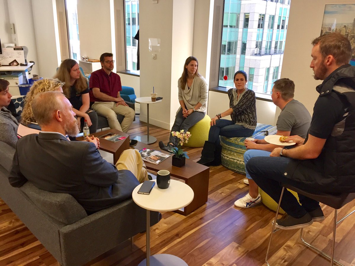 murudau's tweet photo. Amazing way to wrap up our week with @trae sharing her inspiring story and new fund with our companies at @telstra in SF! https://t.co/cHukA2G76W