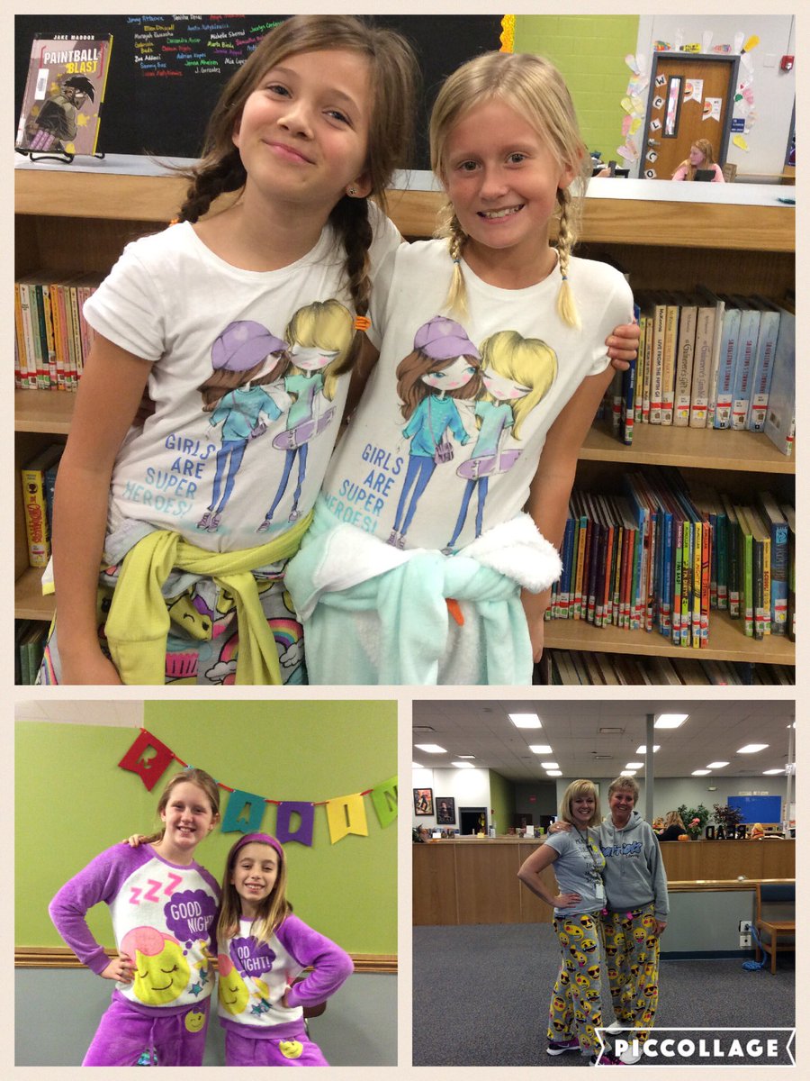 CathyPatla's tweet photo. Who knew pj day was also find your twin! @Liberty_D135 @Prorok_Liberty @MilliganLiberty https://t.co/K9xdGfwvFH