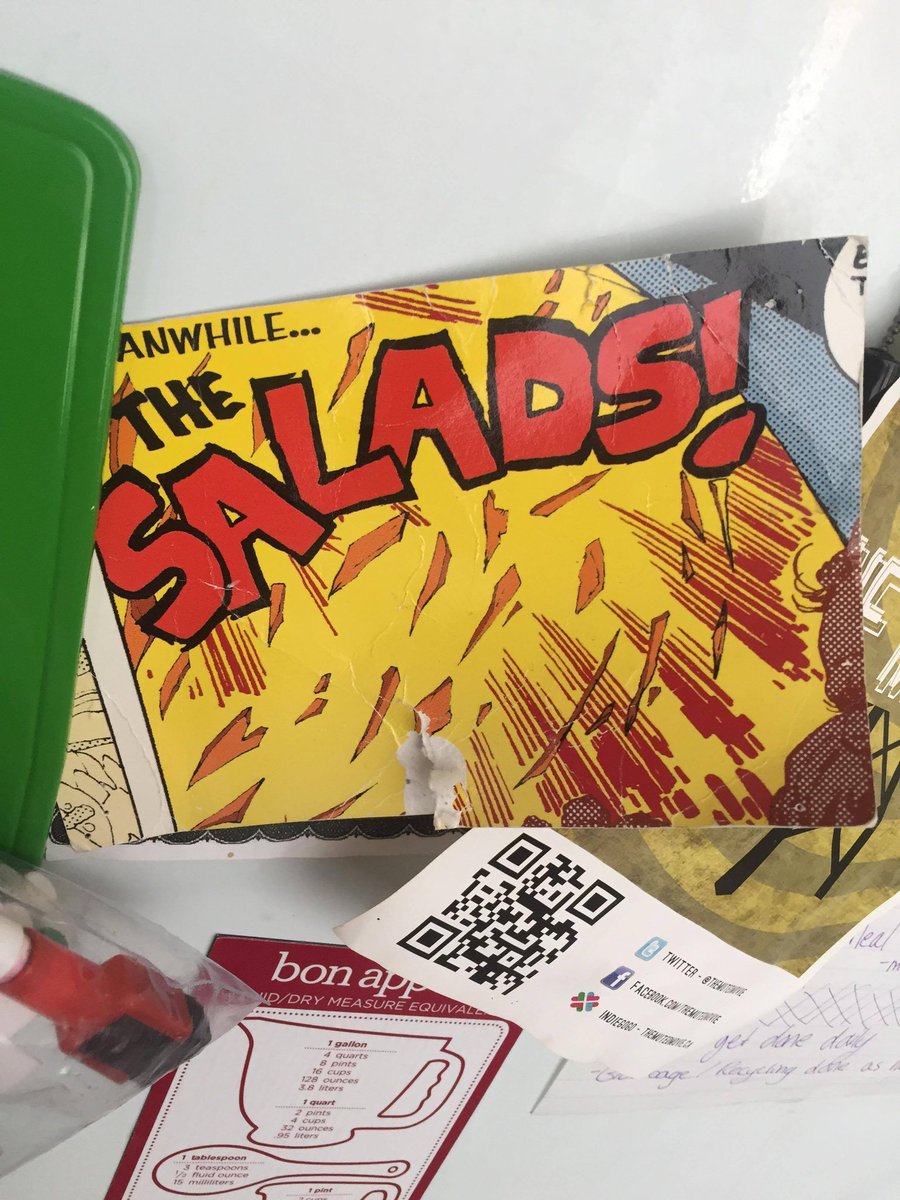 <a href="/TheSalads/">THE SALADS</a> Still on my fridge!