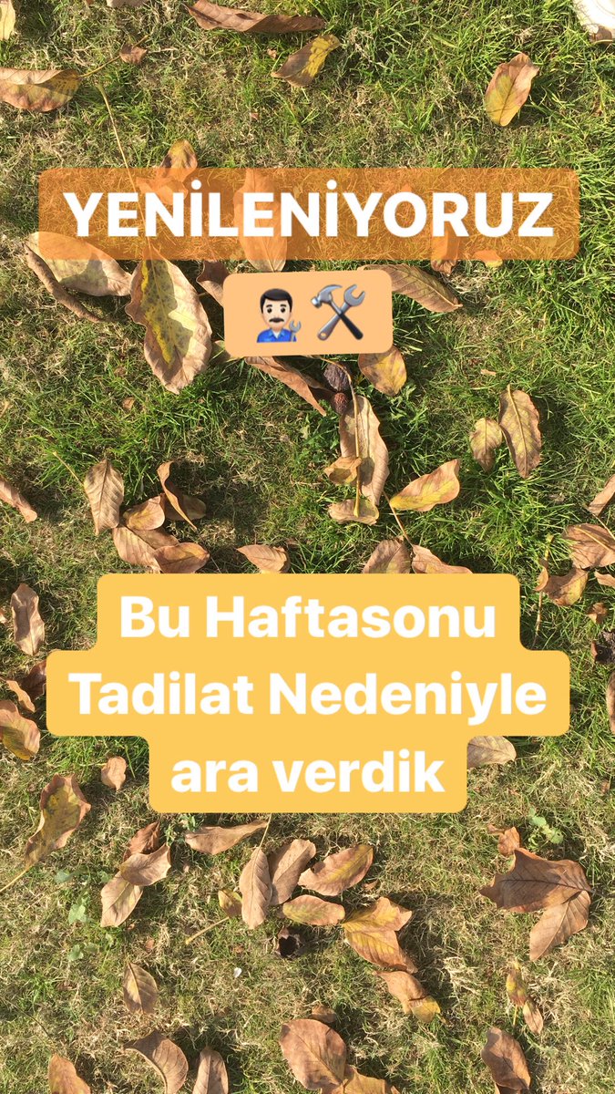 Biz bu haftasonu kapalı alanımızın hazırlıkları için küçük bir ara veriyoruz 🛠 haftaya cumartesi kahvaltılarımızla, anne pişilerimiz ve sıcacık kuzinemizle döneceğiz 😁🙋🏻 
#urladakibahcem