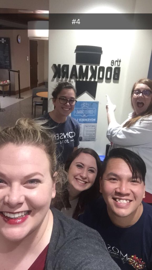 SarahSegner's tweet photo. Stop #3! @OUCampusDining #CampusCoffeeCrawl #OUBookmark https://t.co/YNW5ys2D7v