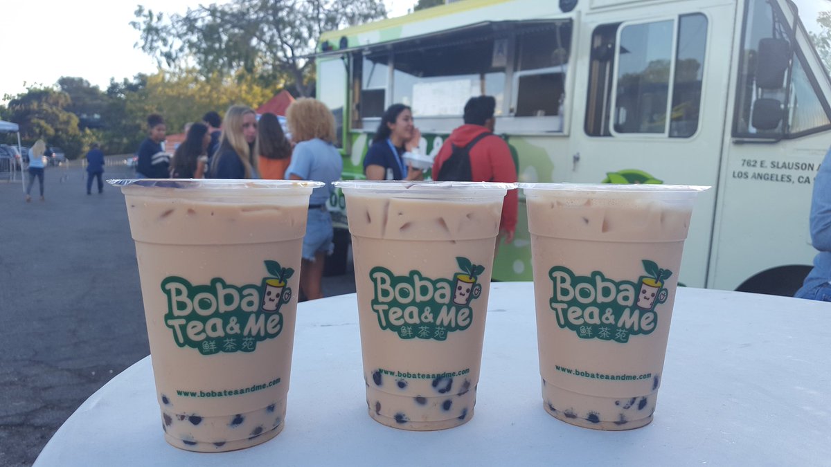BobaTeaAndMe's tweet photo. Friends, today we'll be at 31st/ocean park in #santamonica 11:30-2p, @riotgames 2:30-4:30p & palisade charter HS 5-9p. Come get your #bobafix 😘 https://t.co/EqIrBaDPOb