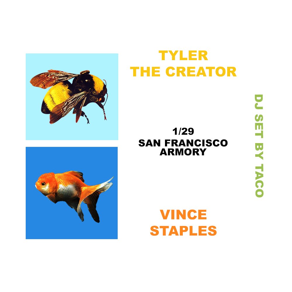 ArmoryEvents's tweet image. On sale now! @tylerthecreator and @vincestaples Second Show added! 1.30.18 😳.
.
axs.com/events/346631/…