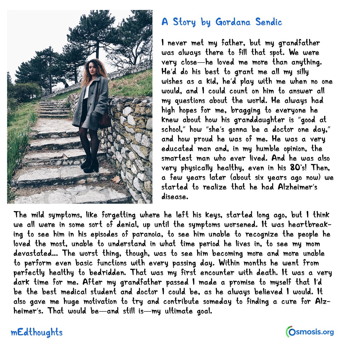 OsmosisMed's tweet photo. #mEdthoughts #Osmosis
Read stories written by people from all over the medical field and get a glimpse into the lives of those that help others. https://t.co/ju4Cye3M6x