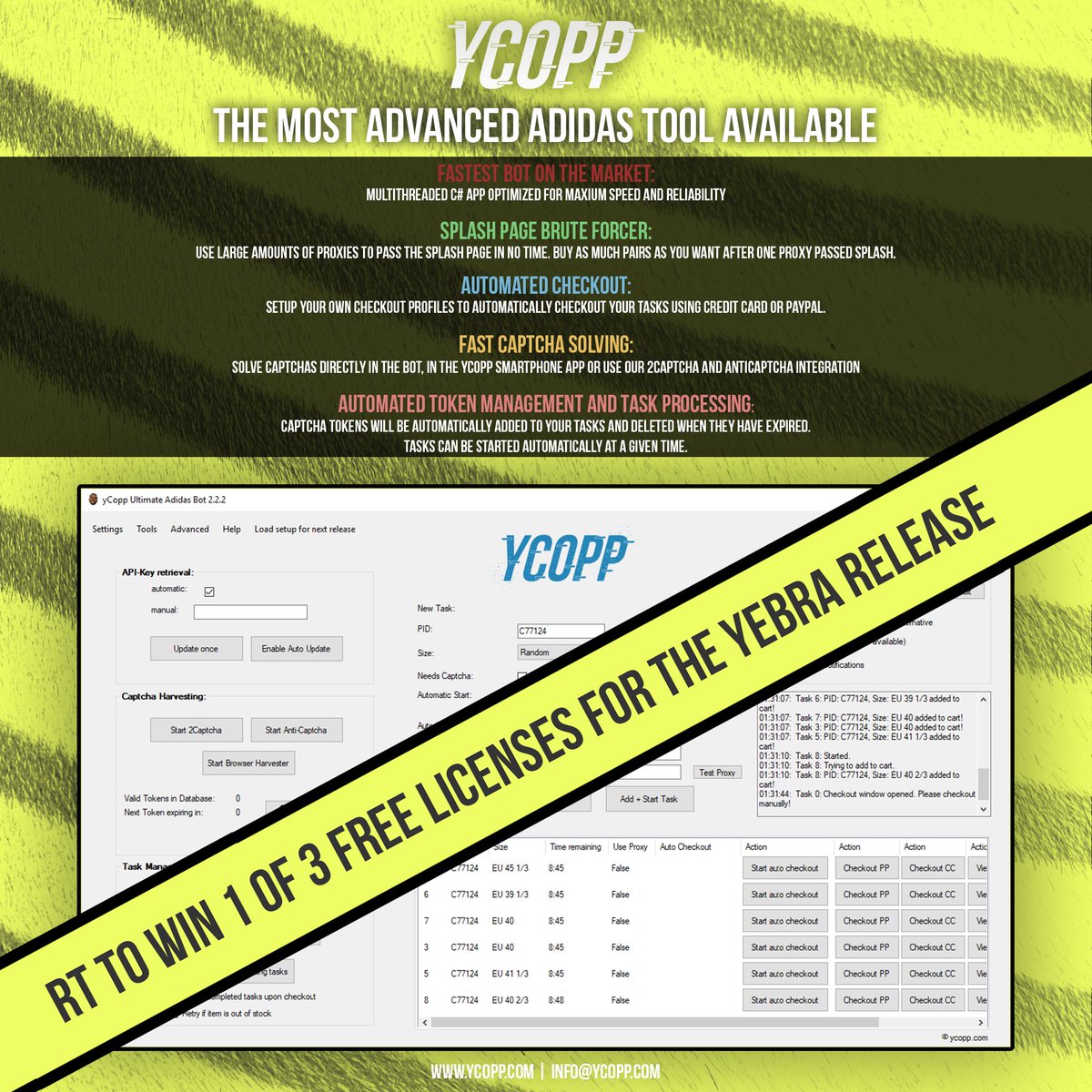 ycopp_com's tweet photo. Just a few hours left to buy yCopp for the Yebra release. RT for a chance to win 1 of 3 free licenses for tomorrow. https://t.co/rcIEYgOFk5 https://t.co/wjwlZU4Hix