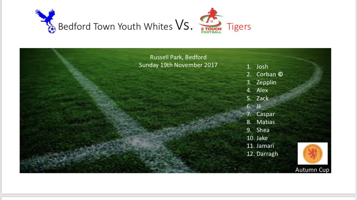 2TouchFootball's tweet photo. With the help of our sponsors @FreeformTech @bplroofing @BellwoodLtd &amp; @coachandpeshop  we are able to offer #FREEFOOTBALL for our U11 Tigers who have progressed to the @CYLeague Autumn Cup 1/4 Final. The squad looking to take us into the semi final is below https://t.co/u9mLsfFX9B