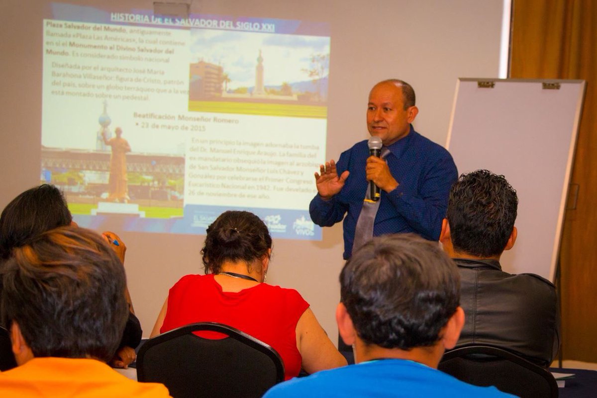 Con el objetivo fortalecer las competencias y elevar la calidad de los servicios turísticos de San Salvador, CORSATUR en coordinación con #CulturaSS impartió la “Capacitación de guías turísticos de sitio-Centro Histórico de San Salvador”.