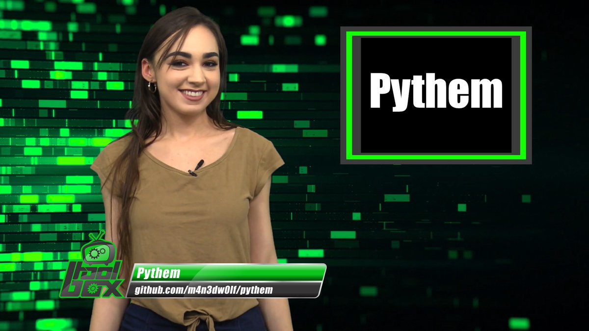 SecurityTube's tweet photo. #PATV : Don't miss the latest episode of #TheToolBox featuring #Pythem created by @m4n3dw0lf Watch it here - https://t.co/HNPikp4l8f https://t.co/aiBqEPg6Tx