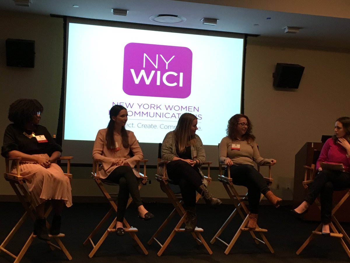 JanetDugo's tweet photo. Paying it forward: @NYWICI scholars reuniting to share knowledge, experiences and more ... as a prelude to tomorrow‘s #StudentCareerConference https://t.co/fbxlgouhne