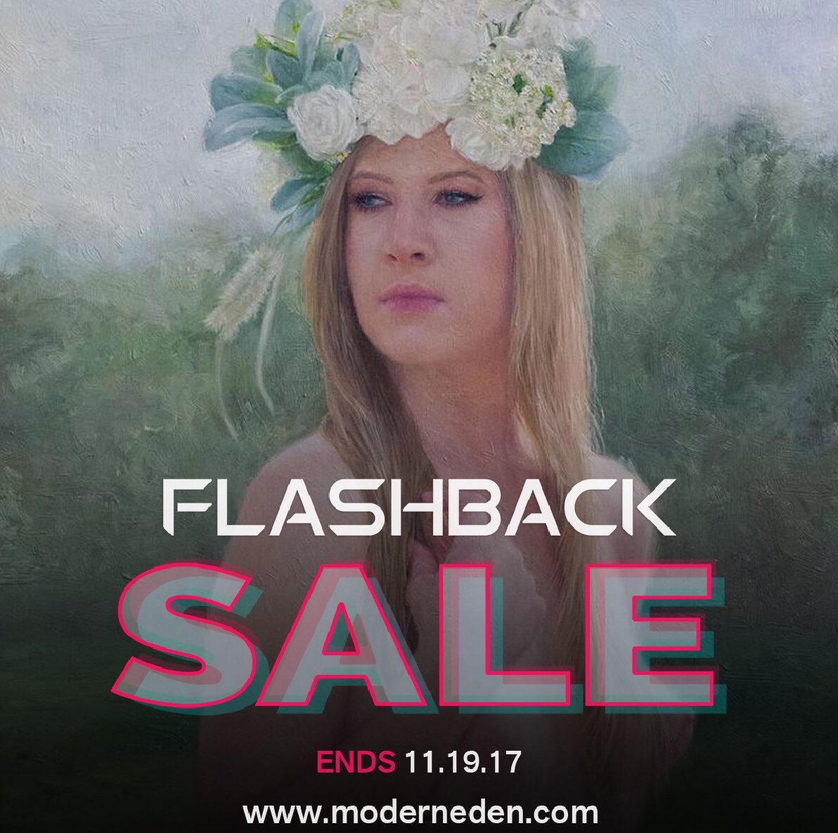 omalix's tweet image. ⚡️Modern Eden's Flashback Sale starts TODAY!⚡️
 “The Headdress II” (cropped) is 1 of my 2 small works in the sale @moderneden #collectart