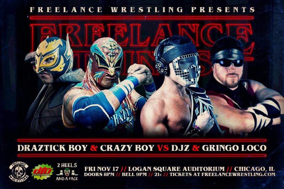 FreelanceWres's tweet photo. Tonight! @DTUextremos Vs. @FreelanceWres in Chicago! Don’t miss this! https://t.co/LiXrFRYVMS