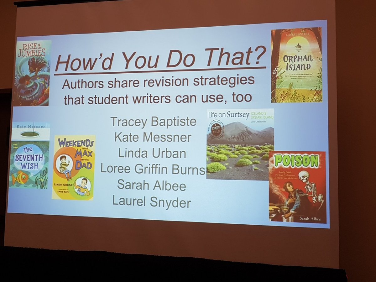 kimbrap's tweet photo. Another all-star all-female cast coming up #room242 #NCTE17 @TraceyBaptiste #revisionstrategies https://t.co/F3V4kPNERo