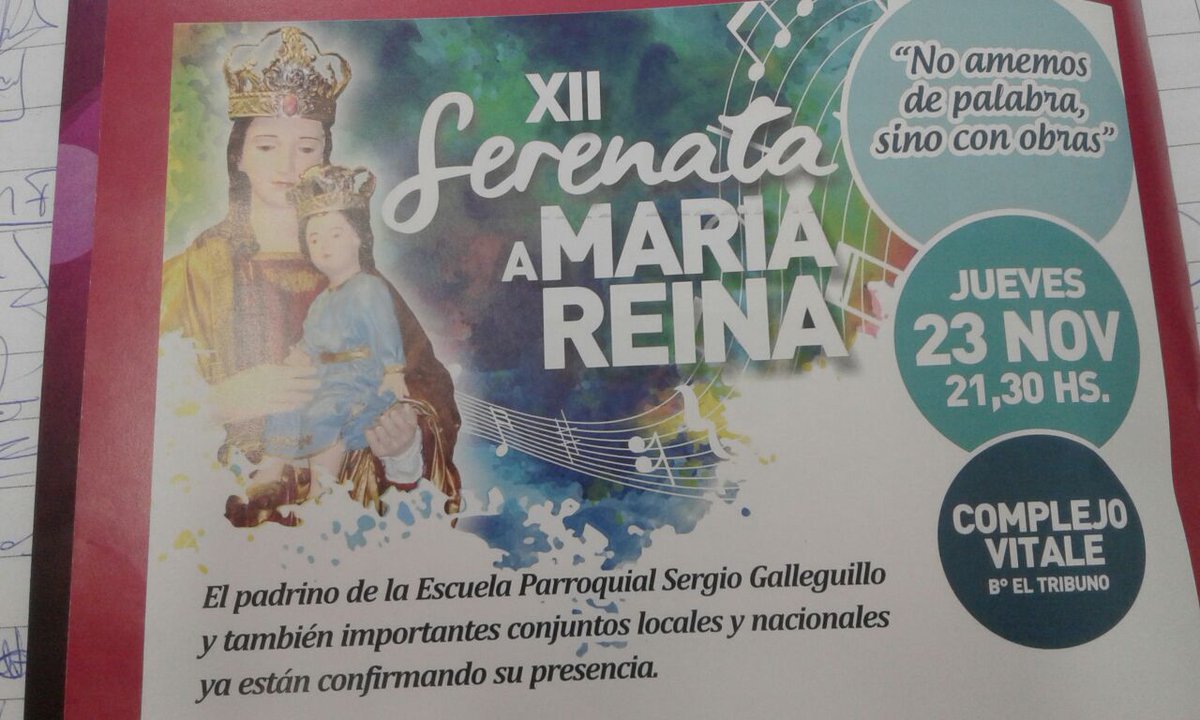 IvanRomeroSalta's tweet photo. Serenata a María Reyna en B El Tribuno. Seguimos trabajando por nuestra comunidad parroquial. @RadioSaltaAM840 @CarlosSC90  @marcelobooth https://t.co/lnxCmNXKTN