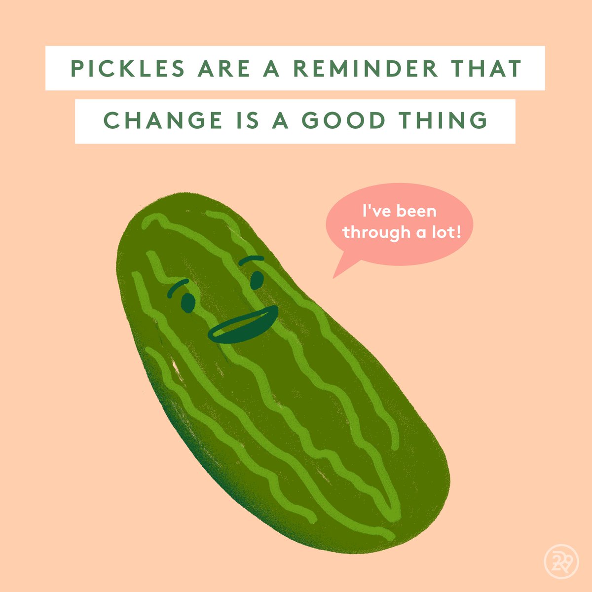 "Change is Good" - friendly reminder from <a href="/Refinery29/">Refinery29</a>. See you all tonight at #PickleFest2017 at <a href="/THEMUSEUM/">THEMUSEUM</a>! #ItsKindOfABigDill #ChangeIsGood