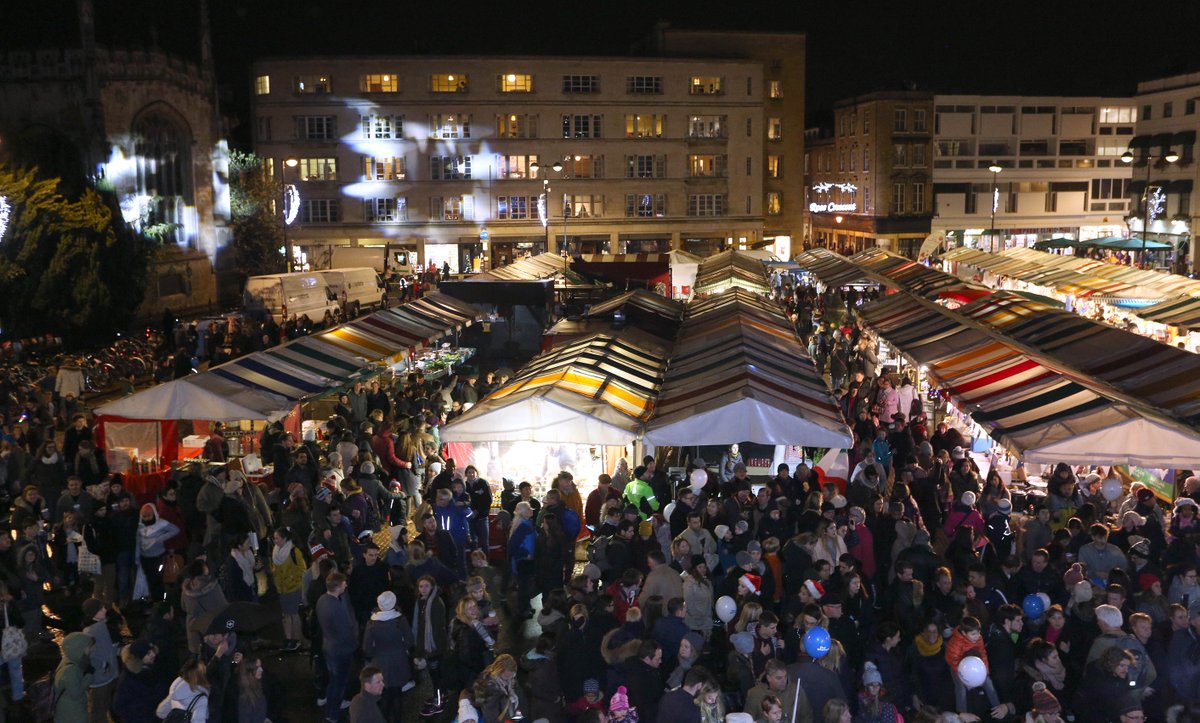 VisitCambs's tweet photo. Don't forget The Big Christmas Lights Switch on Event this Sunday 19th! #BigSwitchOn https://t.co/HDqXLmpBsT