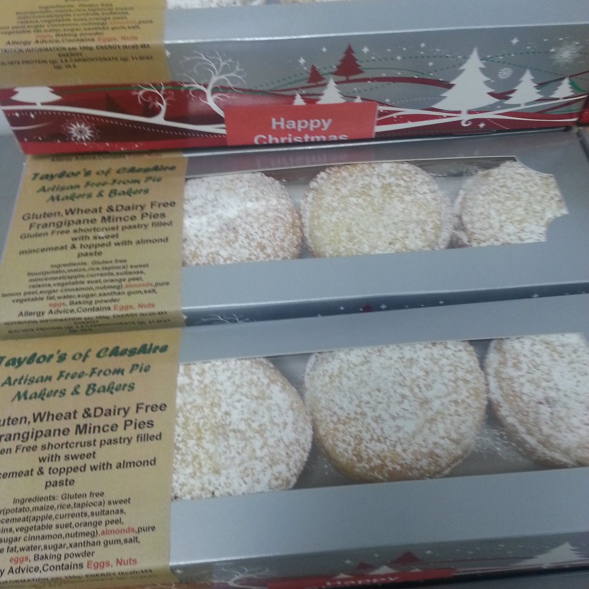 Its never to early to stock up for Christmas we'll have our handmade #glutenfree #dairyfree frangipani mince pies with us at Haigh hall <a href="/_TheMarketCo/">The Market Co</a> in #Wigan  on Sunday
