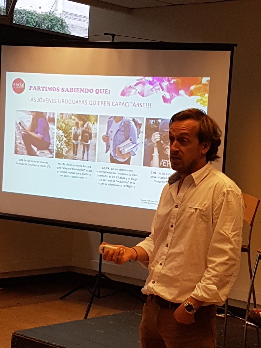 La filosofía de vida de Sedal como opción para las jóvenes que quieren capacitarse. Impulsarlas a escribir su historia <a href="/Unilever/">Unilever</a>  <a href="/weduruguay/">WED Uruguay</a> <a href="/UCUoficial/">Universidad Católica</a>