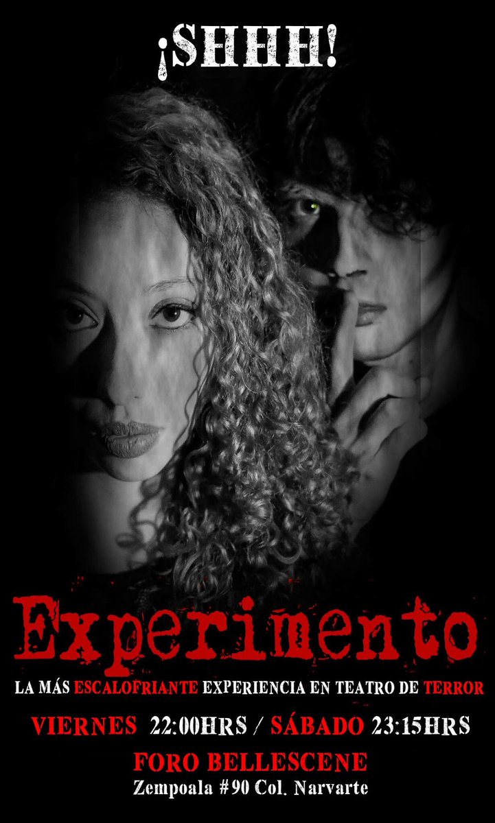 experimentomx's tweet photo. Hay secretos que jamás deben revelarse...
¿Te atreves?
@ForoBellescene 22:00hrs
La más escalofriante experiencia en teatro de terror https://t.co/1F8raCleCy