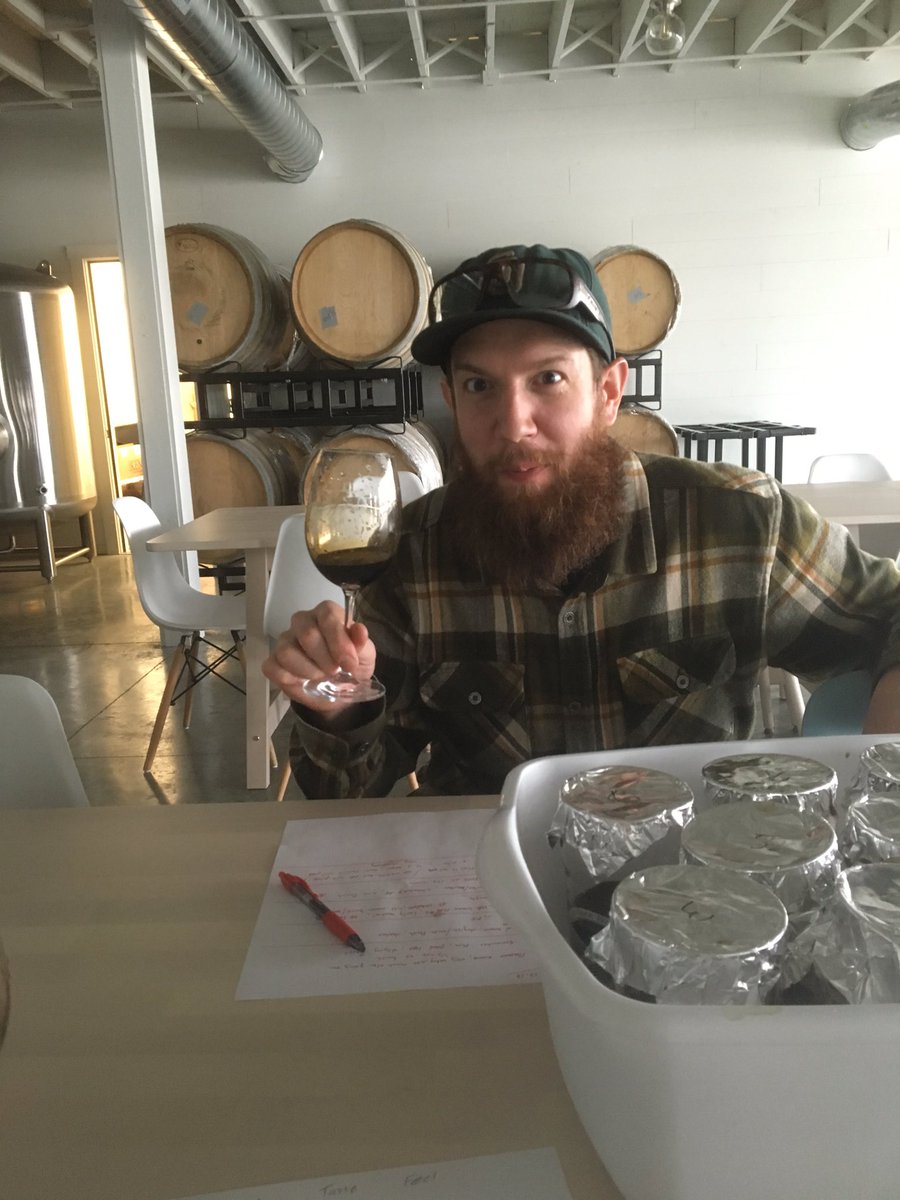 PRBC_Bob's tweet photo. Brewer Teff is excited about the final blend for $ticker $hock 2017! @PRBC_Justin @ClipperShips @PRBrewing https://t.co/U1i9fNuVmZ