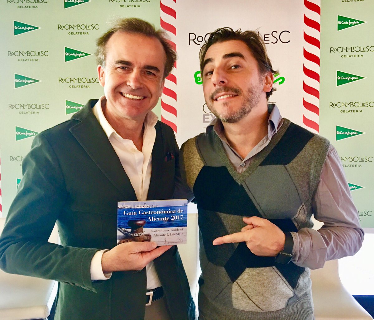 Inauguración en Alicante de <a href="/RRRocambolesc/">Rocambolesc</a> en Gourmet Experience <a href="/elcorteingles/">El Corte Inglés</a>. Mil gracias a @jordirocasan por elegir nuestra ciudad👏💪👍