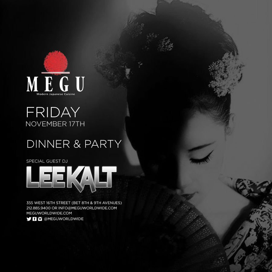 Special Dinner Party tonight at Megu. Please join us! <a href="/meguworldwide/">MEGU</a>