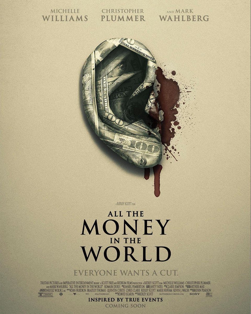 ImperativeEnt's tweet photo. Everyone wants a cut. #AllTheMoney In the World - In theaters December 22nd. https://t.co/2F0s4SZ2oA