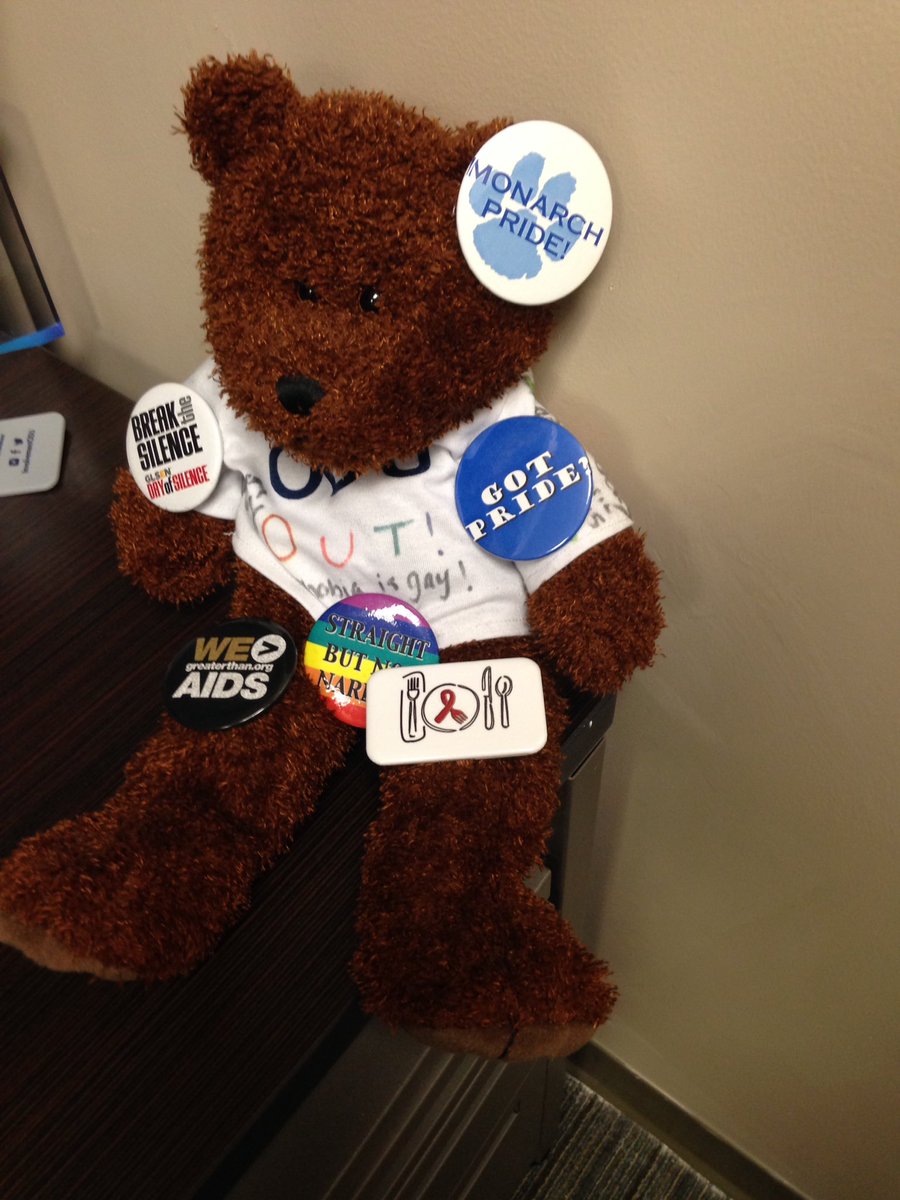 ODUOut's tweet photo. Pride Bear is ready for the weekend! How about you? #friyay #FridayThoughts https://t.co/Nrh9Iht9H2
