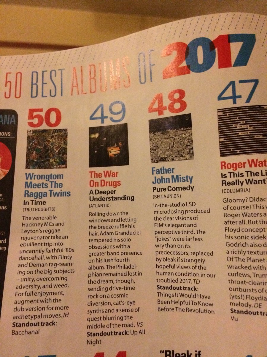 wrongtom (@thewrongtom) on Twitter photo My album "In Time" with <a href="/TheRaggaTwins/">Ragga Twins</a> has just snuck into <a href="/MOJOmagazine/">MOJO Magazine</a>'s 50 best LPs of 2017!
Cheers <a href="/nigelpauley/">Nigel Pauley</a> for the pic My album "In Time" with <a href="/TheRaggaTwins/">Ragga Twins</a> has just snuck into <a href="/MOJOmagazine/">MOJO Magazine</a>'s 50 best LPs of 2017!
Cheers <a href="/nigelpauley/">Nigel Pauley</a> for the pic