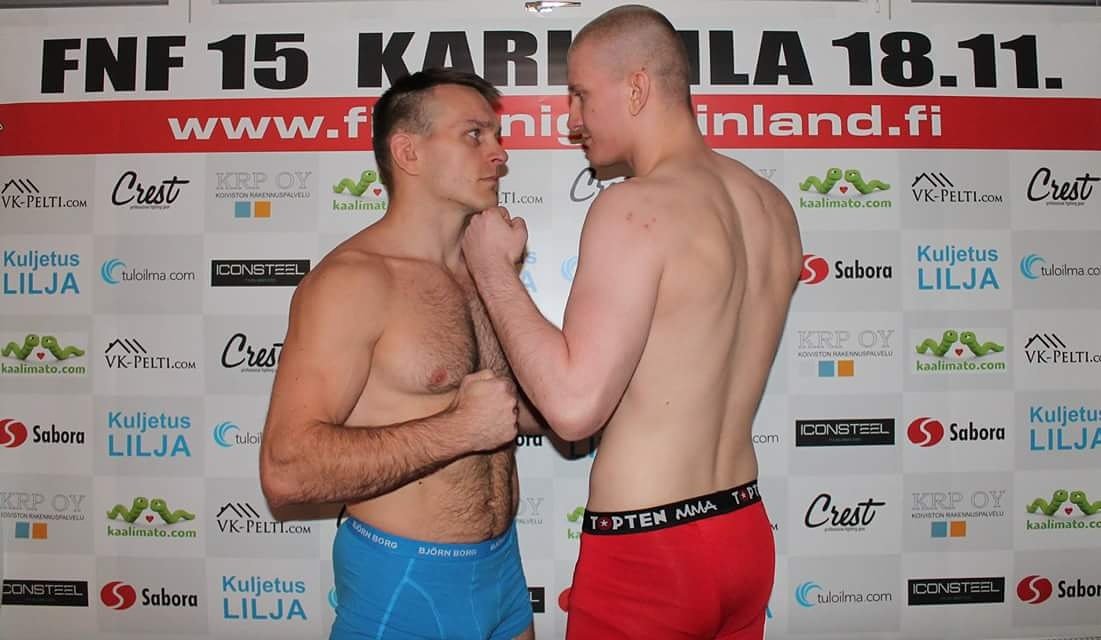 AhmalaMMA's tweet photo. Tomorrow!💣 #fnf15 #karkkila #mma https://t.co/ni2V8HzLwT