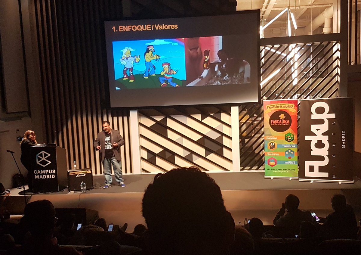 Key reminder from Fuckup Night Madrid: 

Different values between you and your co-founders can lead your company to a huge failure❗

#Cumple3FKUP