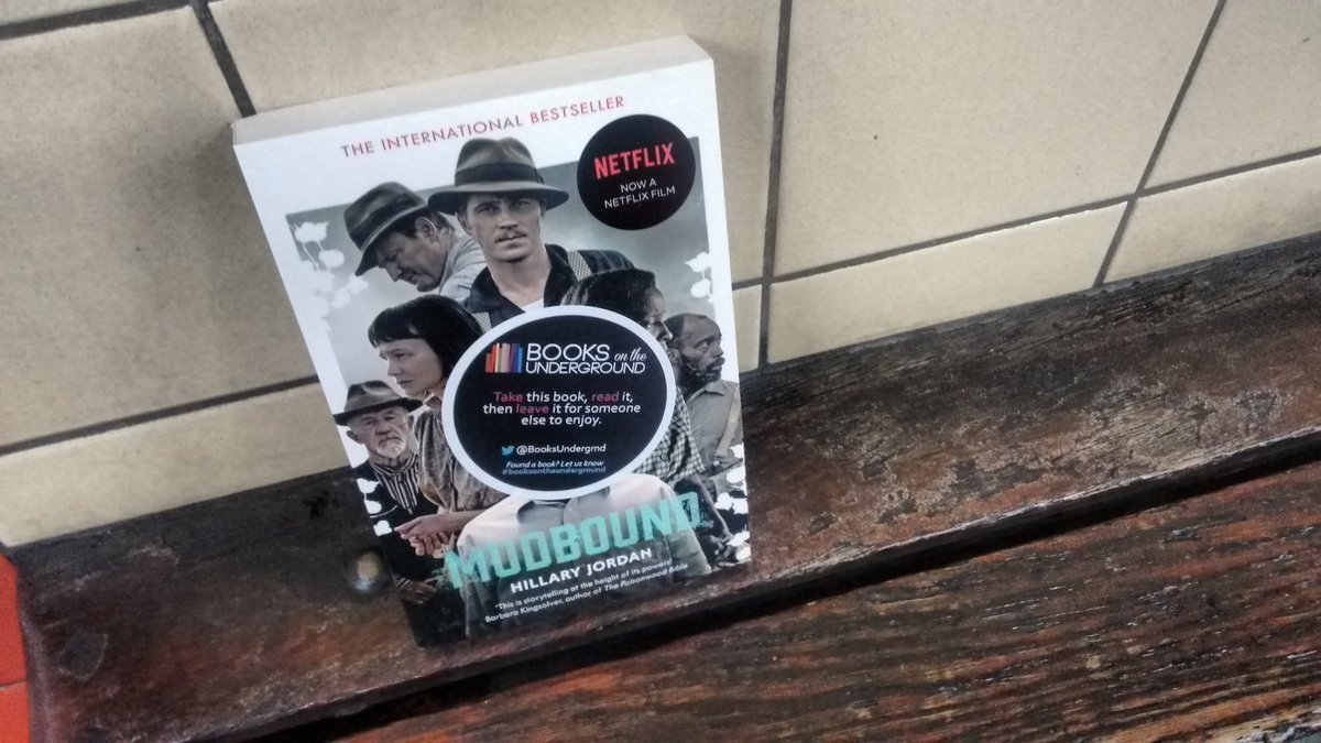 We're #Mudbound on the underground tonight thanks to <a href="/NetflixUK/">Netflix UK & Ireland</a> <a href="/mudboundmovie/">Mudbound</a> <a href="/BooksUndergrnd/">Books Underground</a>! #booksontheunderground