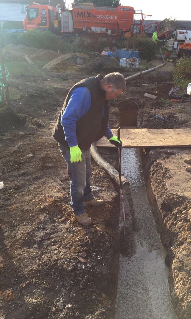 copeland_john's tweet photo. Concrete all poured #conservationarea #building work @EnterpriseBNI @Funwith1plus1 #jandtconstruction https://t.co/deMSE3LxSZ