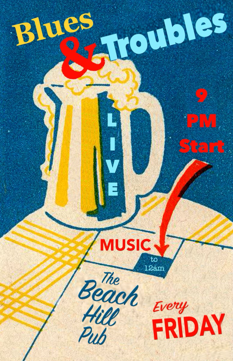 TONIGHT see ya at The Beach Hill Pub, 1929 Gerrard St E - at Woodbine. Live blues, food and drink 9PM <a href="/TOBluesSociety/">Toronto Blues Society</a> <a href="/TorontoLIVE_/">Toronto LIVE!</a> <a href="/wheretoronto/">Where Toronto</a> <a href="/GrubulubMusic/">Grubulub Music</a> <a href="/TorontoMusic/">Toronto Music Scene</a>