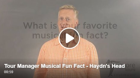 encoretours's tweet photo. [VIDEO] Spooky! One of our Encore Tour Managers, Peter Ede, shares his favorite music history fun fact to share with students on tour. https://t.co/7qzyLKfY4k

#musichistory #musicfunfact #tourmanager #musictours #performancetour #classicalmusic #haydn https://t.co/iM44jfcHSC