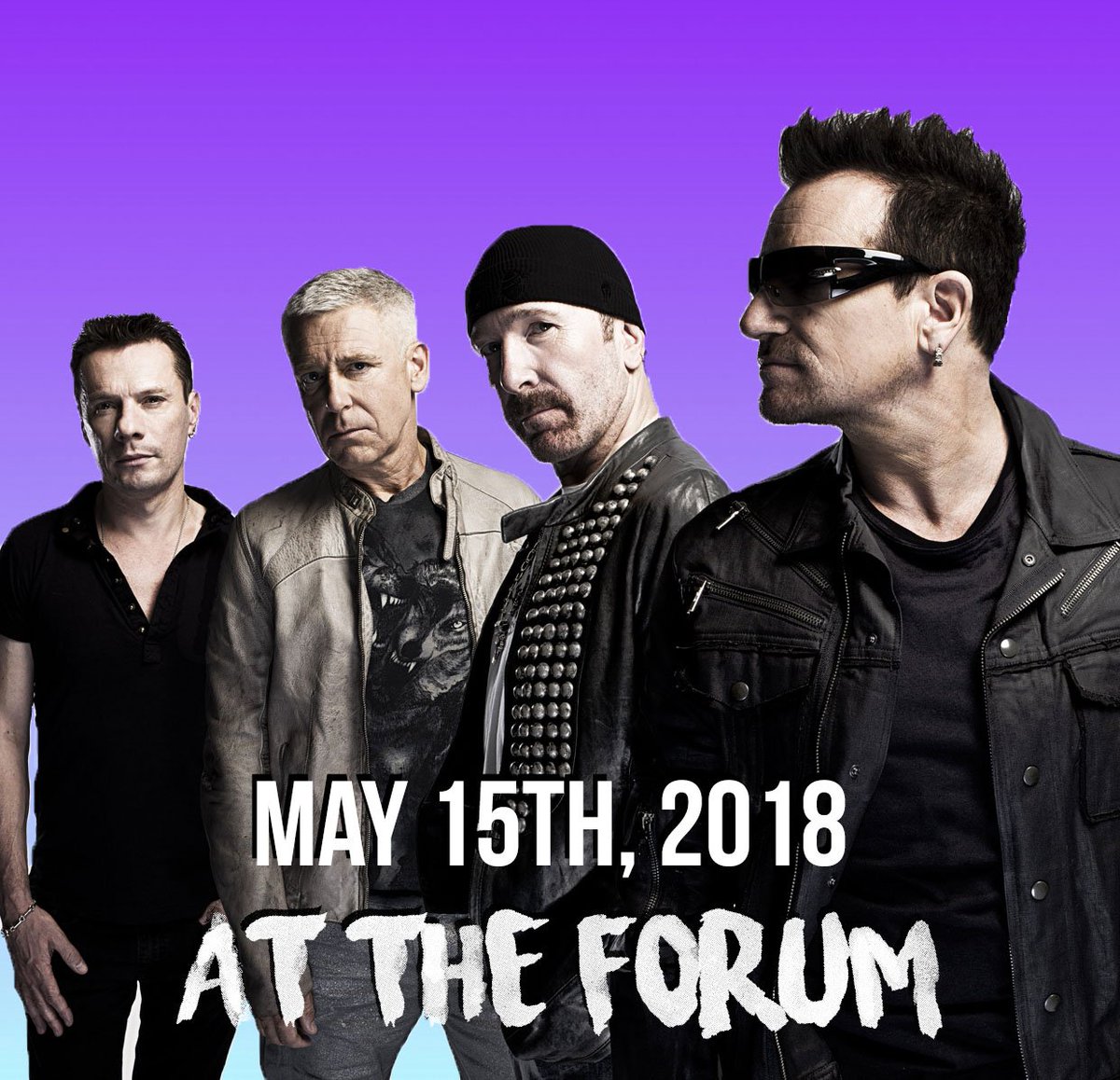 LAshowcase's tweet image. | @U2 

May 15th, 2018 @theforum 
Tickets: goo.gl/4QXye7

#events #in #LosAngeles #concerts #California