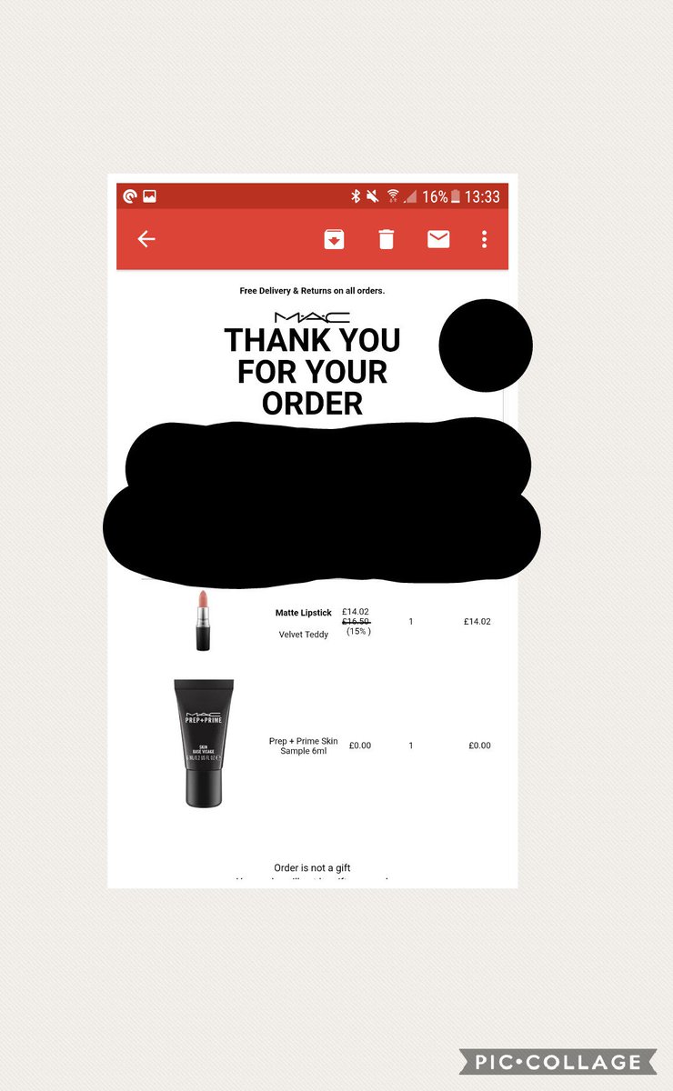 AmySim93's tweet image. 😁😁 Its on its way got this FREE MAC Lipstick  👄💄 off TopcashBack!!! Plus £5 Amazon voucher. Such a good site to get some money back ☺ @Top_CashBack  @MACcosmetics #makeup #MAC #freelipstick 

Get it free from link below ⬇
topcashback.co.uk/ref/member1154…