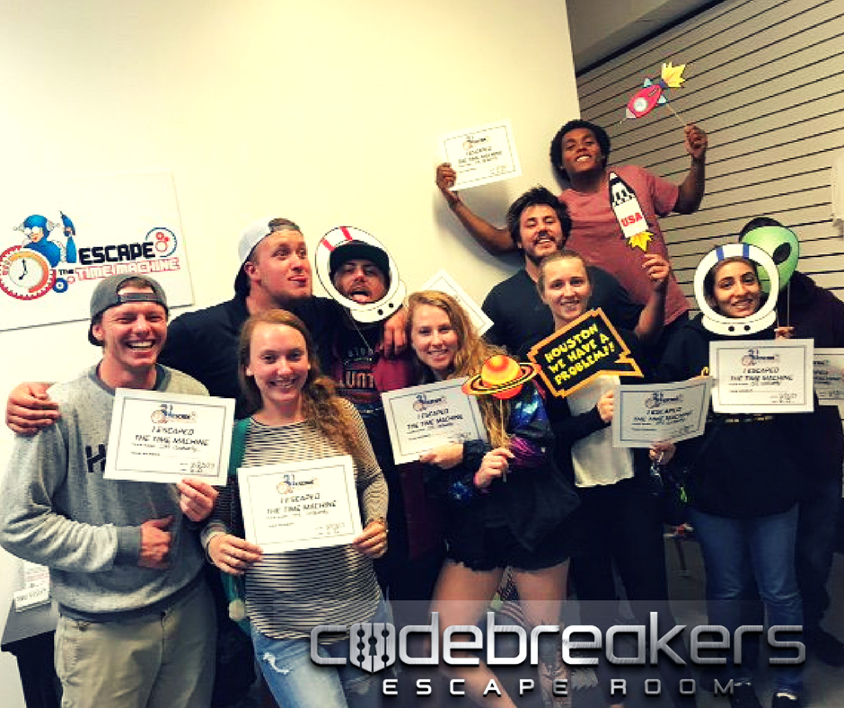cbescaperooms's tweet photo. Amazing team work! 🏆
#escaperoom #sandiego #oceanside #escaperooms #escapegame #escapegame #puzzleroom #sandiegoescaperoom #familygames #adventuregame #detective #atlantisescape #escapethetimemachine #codebreakers #carlsbad #puzzles #brainteasers #canyouescape https://t.co/XDt6UY8zYB