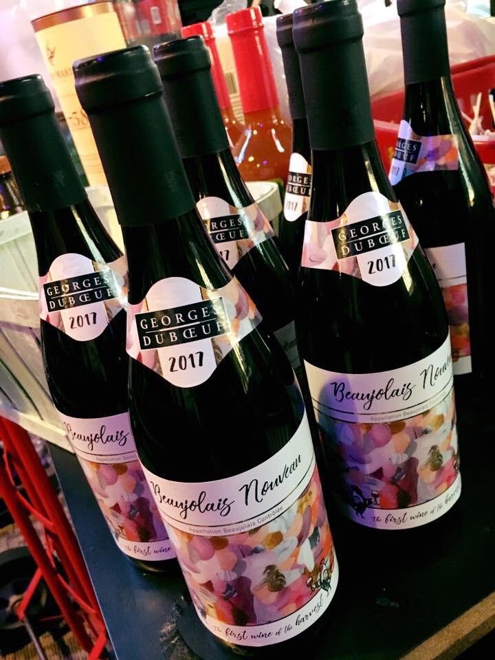 partystops's tweet photo. It's the 3rd week of Nov., and you know what that means... BEAUJOLAIS NOUVEAU has arrived! Come get a bottle at your nearest #PartyStop https://t.co/lgtvuZG67o