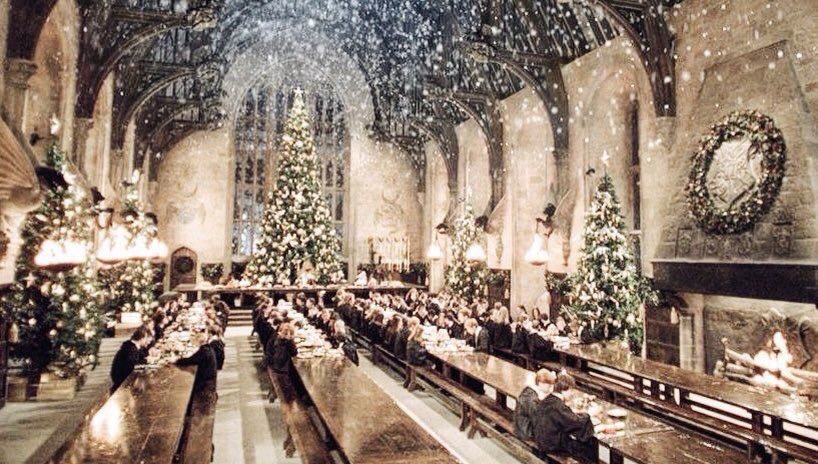 RT si te gustaría pasar la Navidad en Hogwarts.