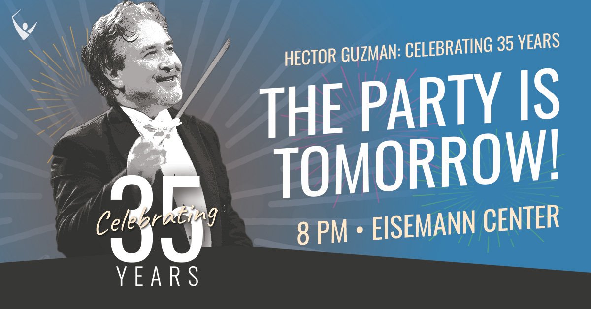 planosymphony's tweet image. Come party with us tomorrow! Awesome music and some special surprises for Hector along with way! Get your tickets now - Very few are left! #pso35