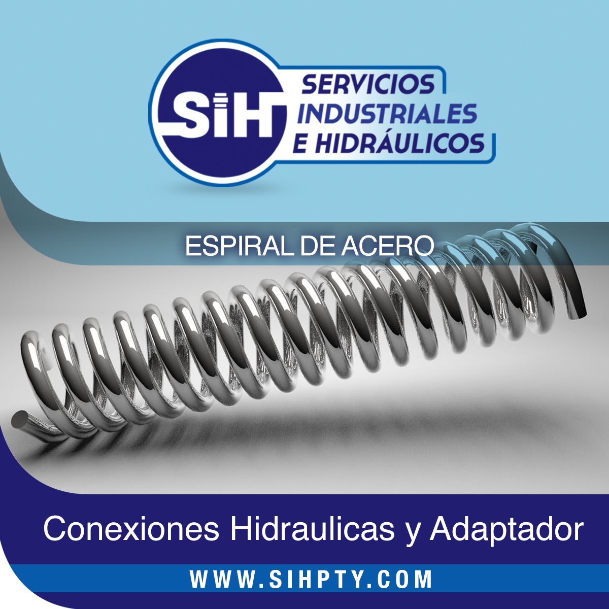 SIHPTY's tweet photo. #ConexionesHidraulicasyAdaptador #espiraldeacero https://t.co/sz70bAKuTL   #sihpty #servicios #industriales #hidráulicos #panamá https://t.co/kOlYzdHAMf
