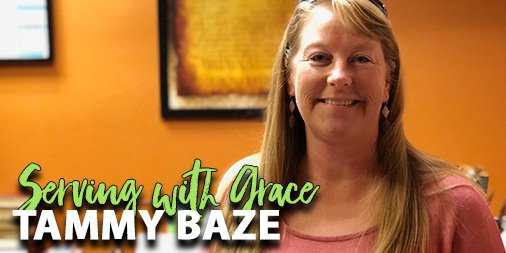 GraceAmarillo's tweet photo. Tammy Baze is #ServingWithGrace She has been helping in the book store for about 3 years. "I love Bibles, and getting them to people"
Learn how you can serve at Grace Church at https://t.co/OFZgPFieI0. https://t.co/JoFFyIEwn0
