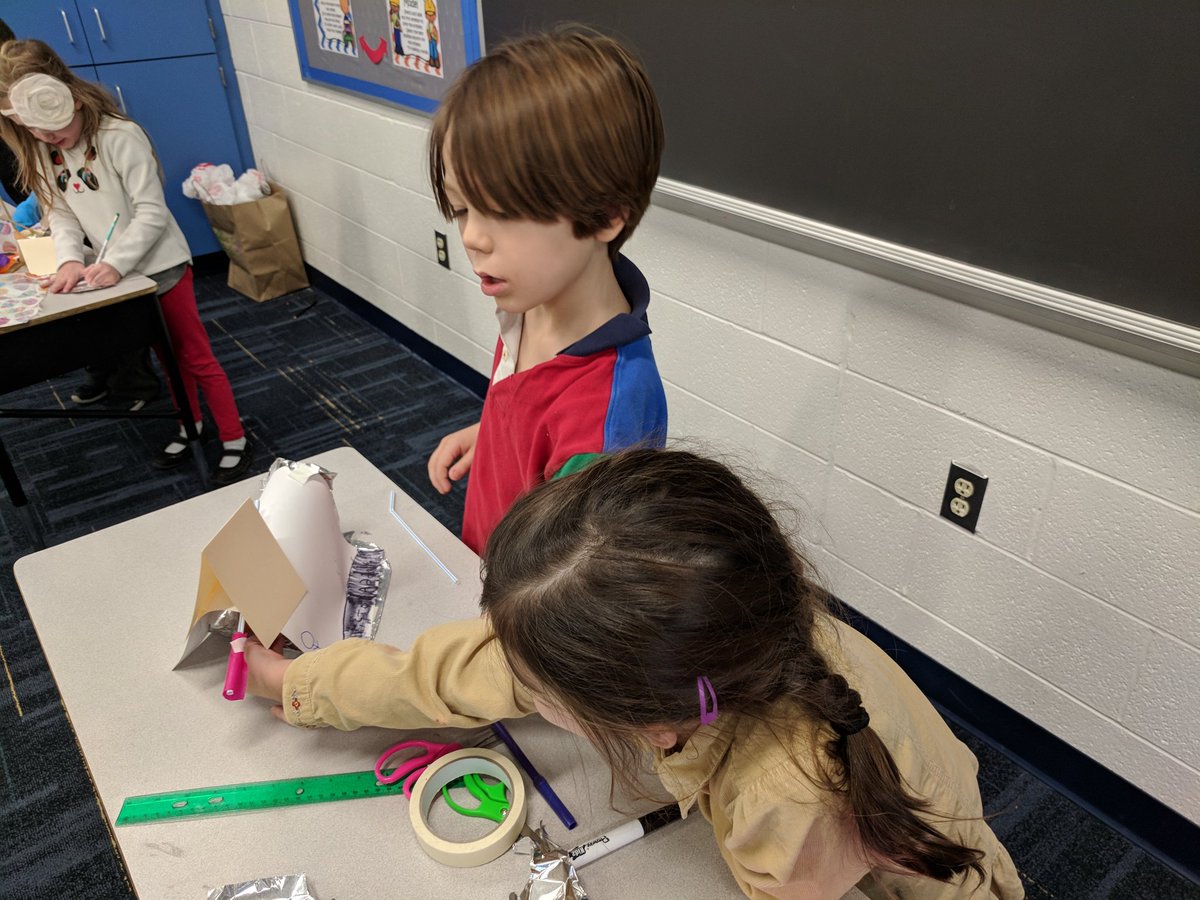 Now you see them. Now you don't! Makerspace was all about creating a hideout for our Turkey! #PRPride