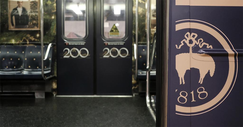 Have you see then the Times Square Shuttle" We spruced it up a bit. #BrooksBrothers200 https://t.co/gRIax8LuYz