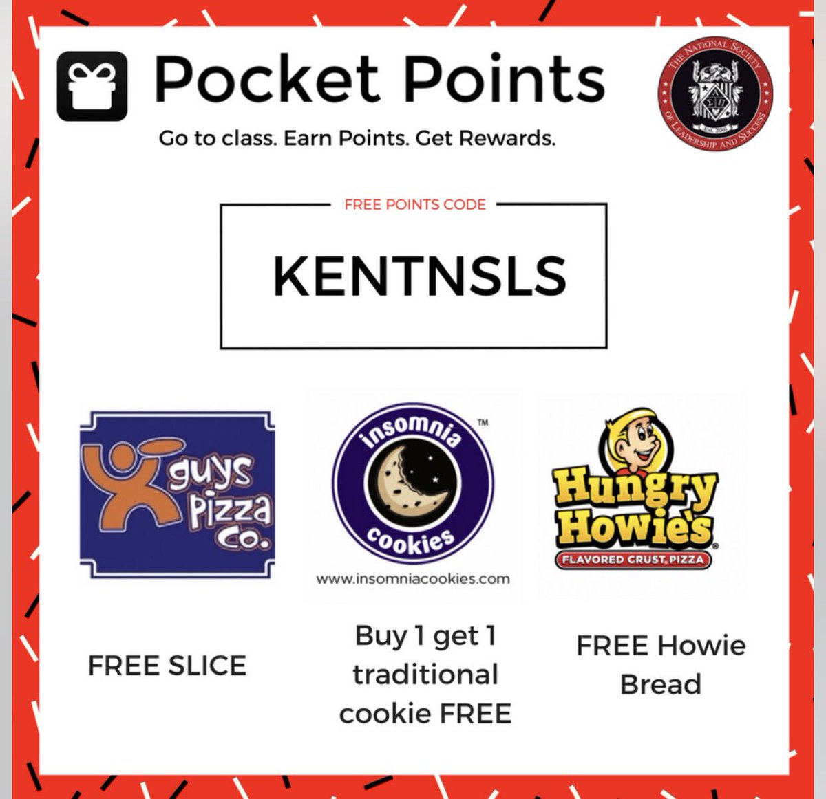 NSLSKentState's tweet image. Download the app Pocket Points today!! Earn points to get BOGO FREE subs at Penn Station or pizza at Pizza Fire!! Coupons for popular online websites as well!! You don't want to miss out on these great deals!!