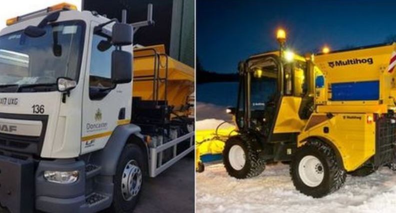 Gritters in Doncaster named in poll as: Gritsy Bitsy Teeny Weeny Yellow Anti-slip Machiney and David Plowie bbc.in/2jyWOPs