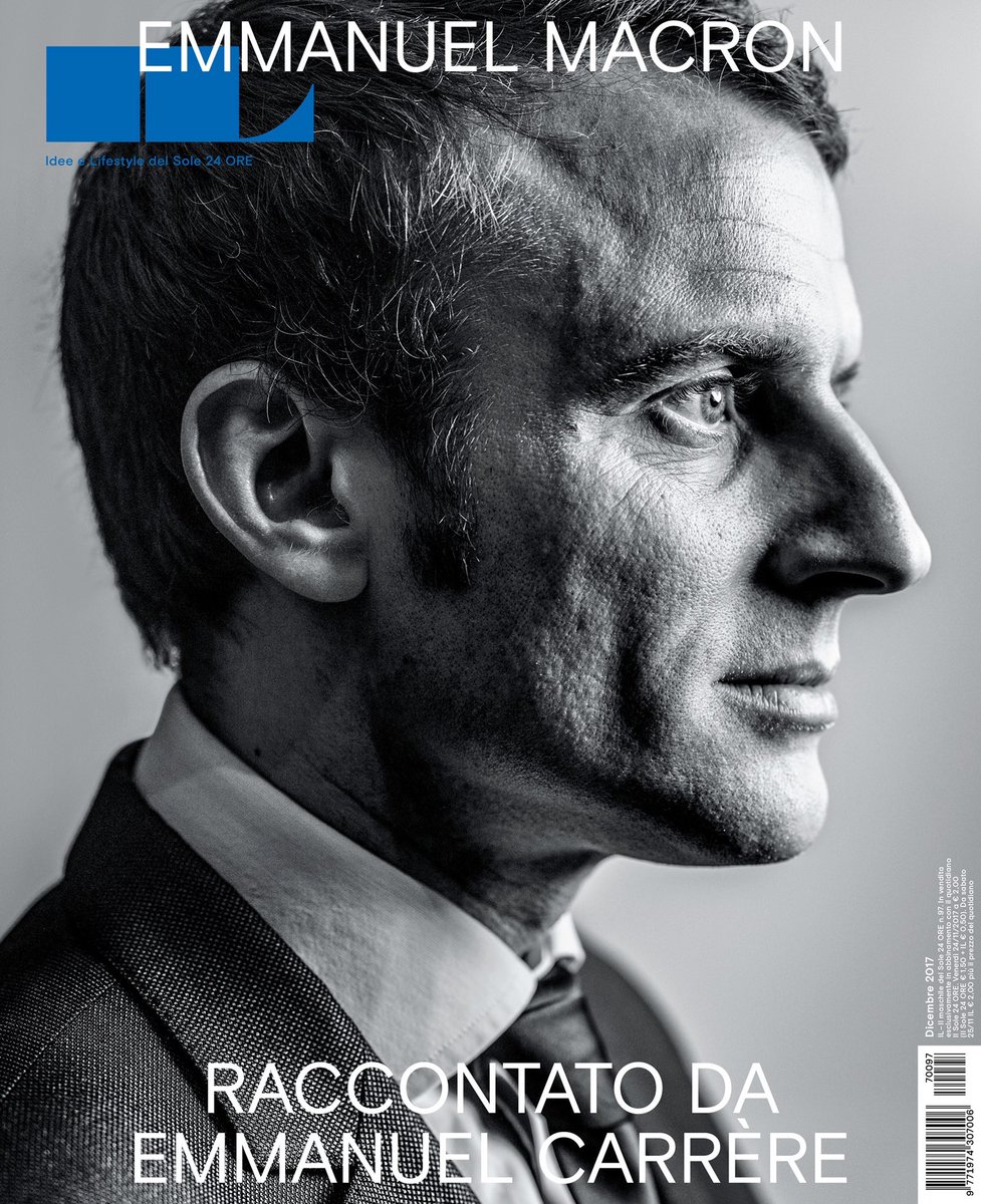 alessiodesiena's tweet photo. #ILmagazine @24ILmagazine imperdibile più per l’intervistatore (#EmmanuelCarrère) che per l’intervistato (#EmmanuelMacron) ma cmq imperdibile! #cover @sole24ore @christianrocca #Francia #politica https://t.co/GHWexCjCQZ
